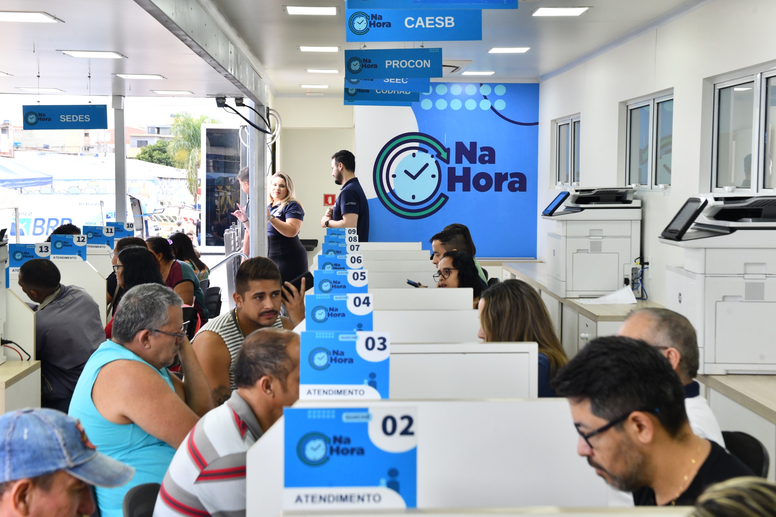 Carreta do Na Hora chega ao Recanto das Emas com serviços essenciais à população