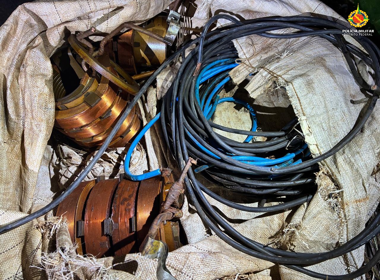 PMDF prende trio por furto de cabos de cobre em Planaltina