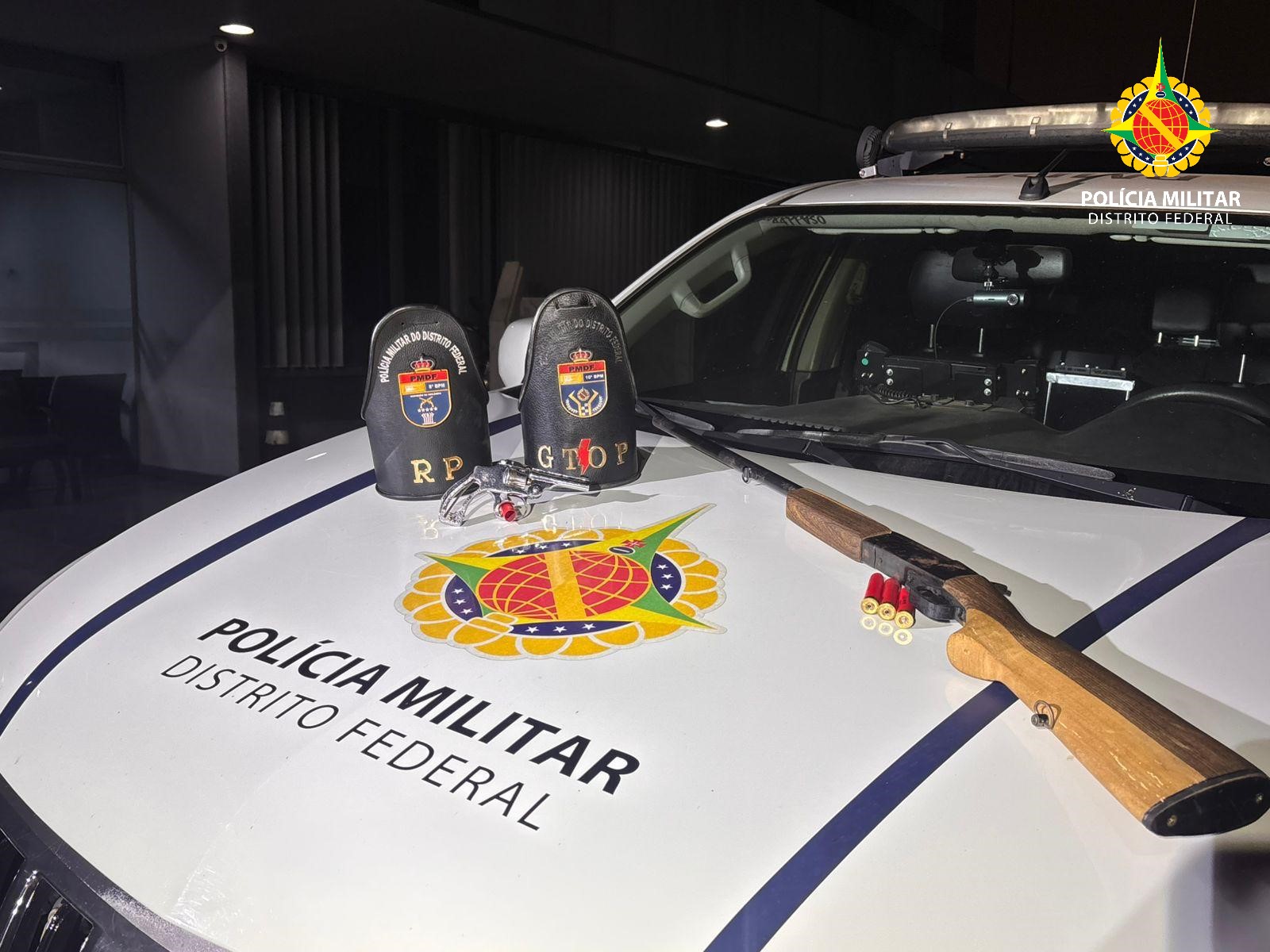 Troca de tiros entre ex-cunhados termina com prisão em Ceilândia