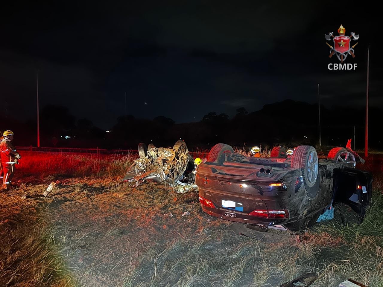 Acidente na BR-060 deixa dois mortos e dois feridos na madrugada deste sábado