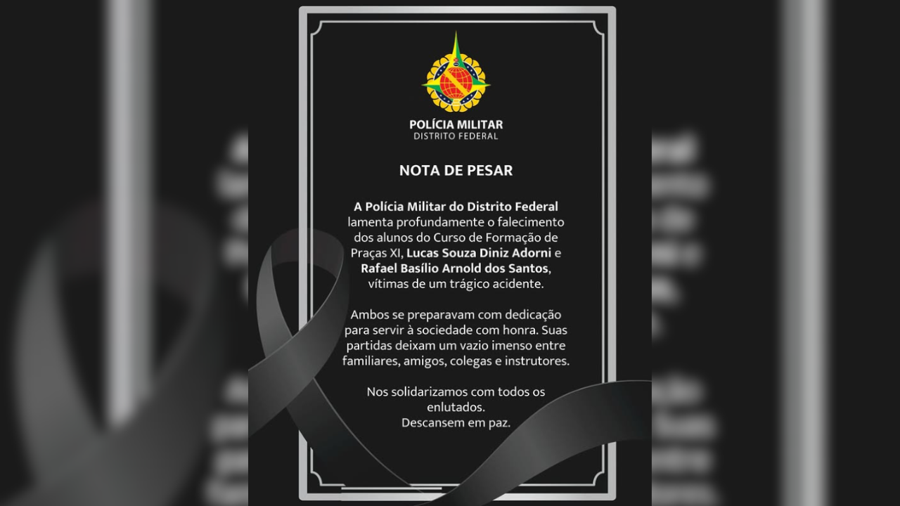 Morre segundo PM em acidente de carro no Setor de Clubes Sul