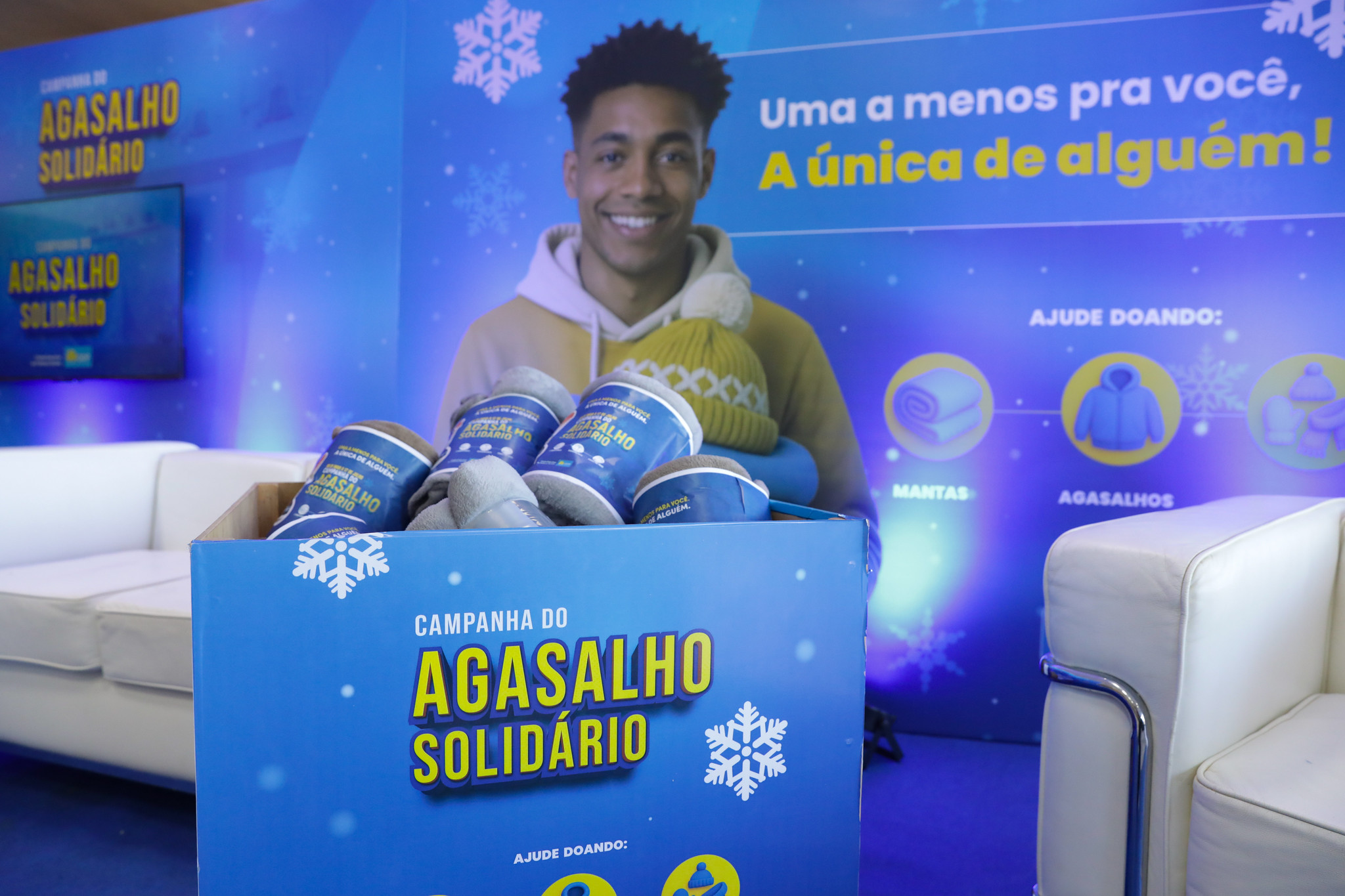 Campanha do Agasalho Solidário segue até 17 de julho arrecadando doações