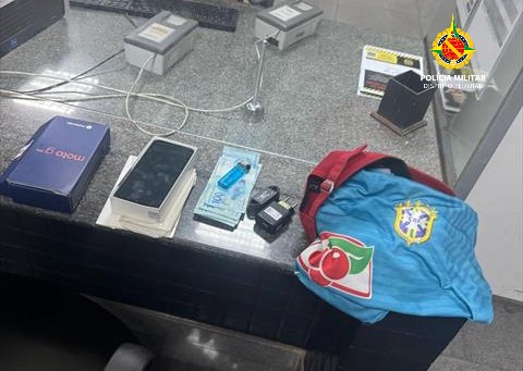 PMDF prende suspeito de roubo a loja de celulares e recupera parte dos produtos em Ceilândia