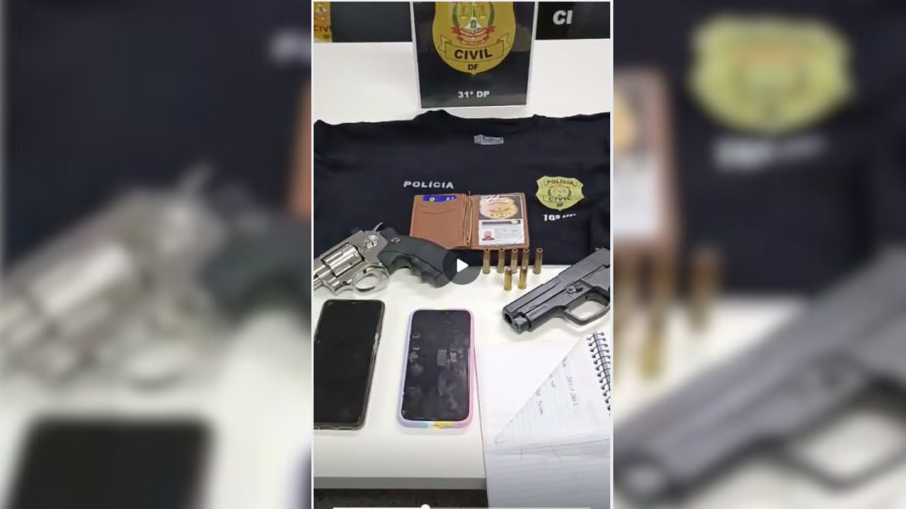 Homem é preso por se passar por policial civil para extorquir vítimas em esquema de agiotagem